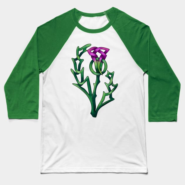 Thistle Baseball T-Shirt by KnotYourWorld4